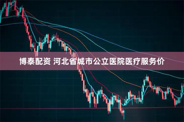 博泰配资 河北省城市公立医院医疗服务价