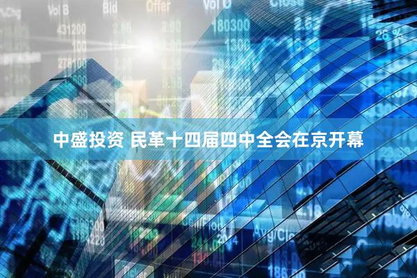 中盛投资 民革十四届四中全会在京开幕