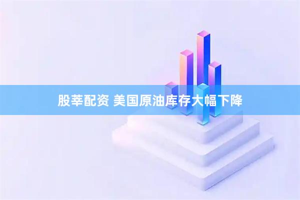 股莘配资 美国原油库存大幅下降